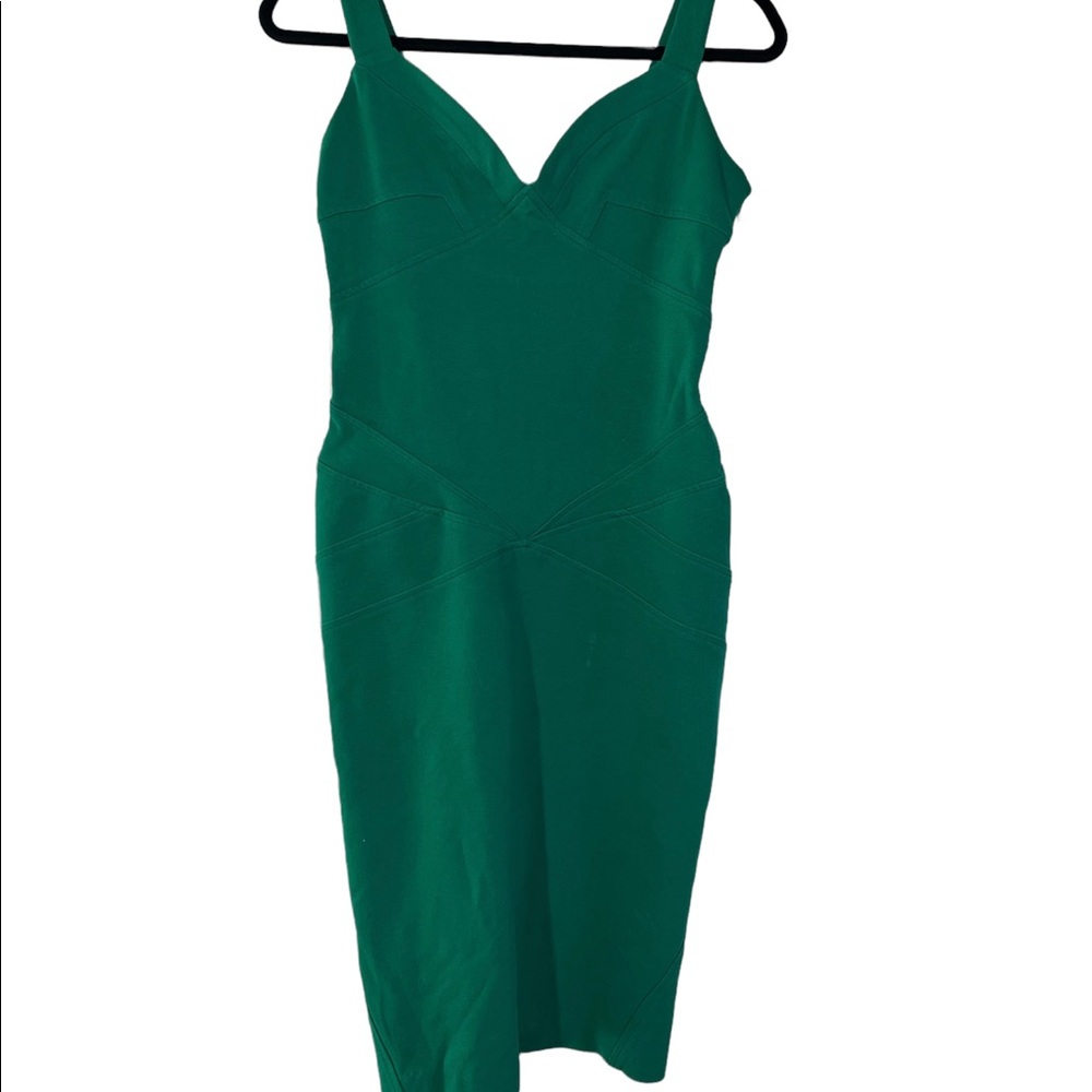Diane Von Furstenburg Green Benny Dress Size 6